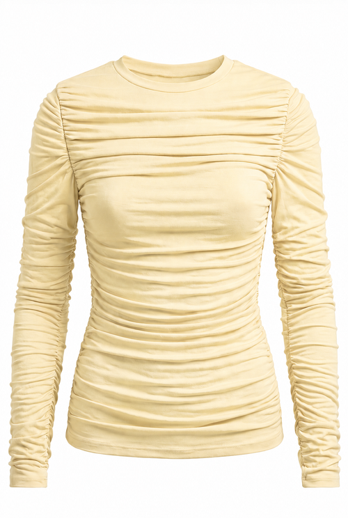 FOLDS Long Sleeve Creme (Women)