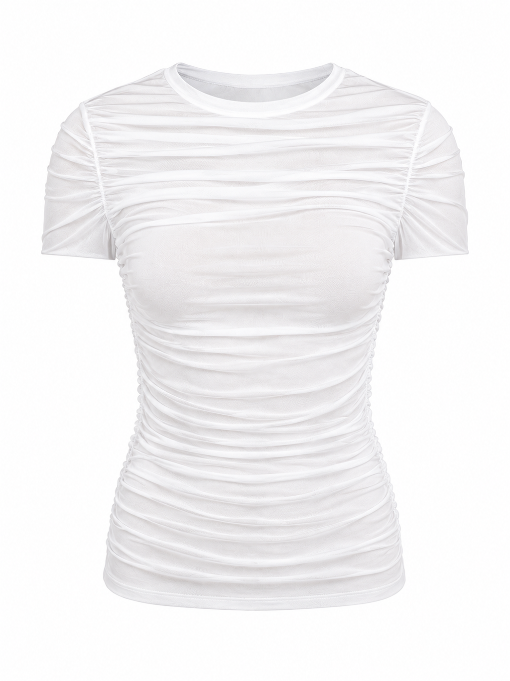 FOLDS T-Shirt Weiß Transparent (Women)
