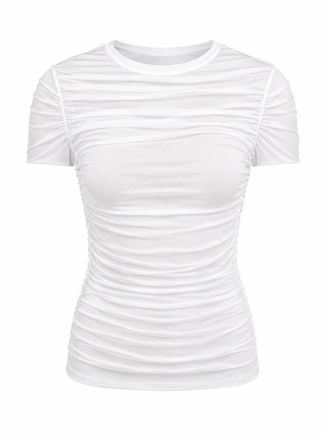 FOLDS T-Shirt Weiß Transparent (Women)