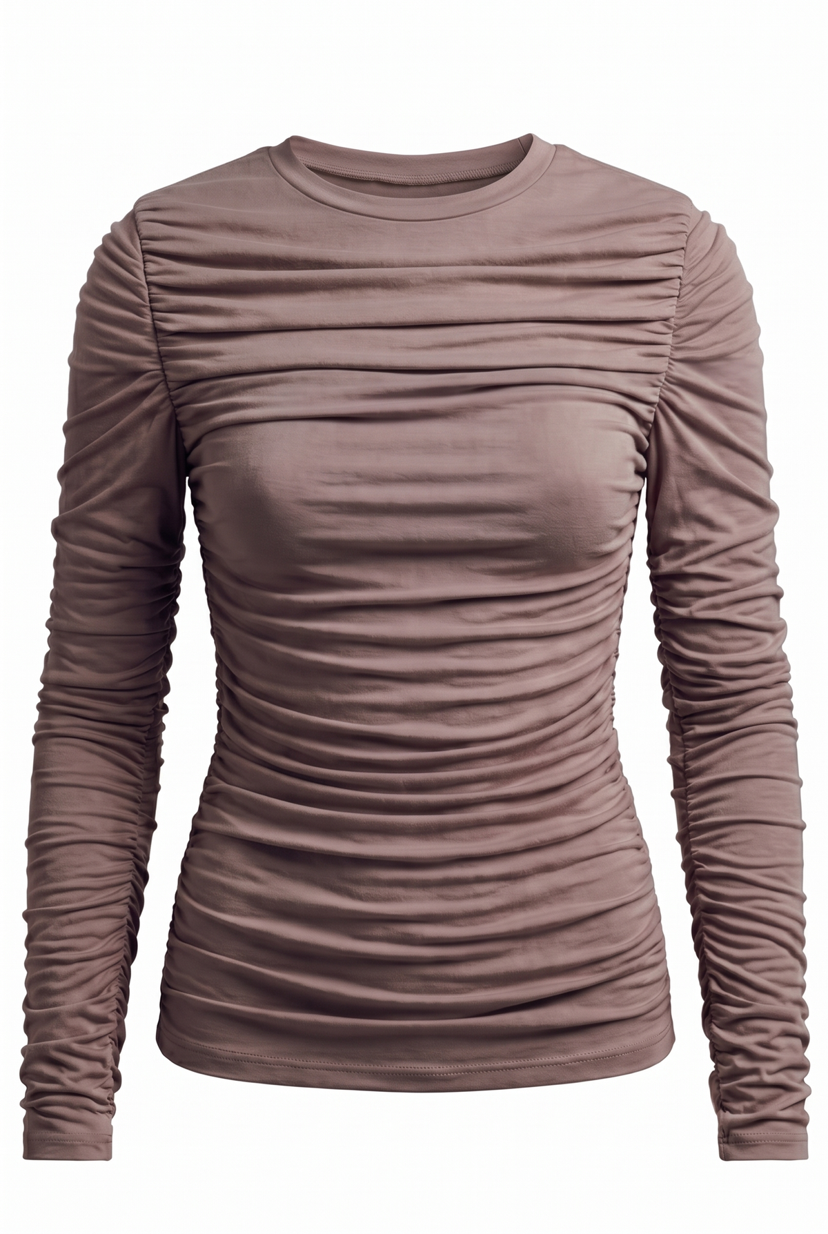 FOLDS Long Sleeve Taupe (Women)