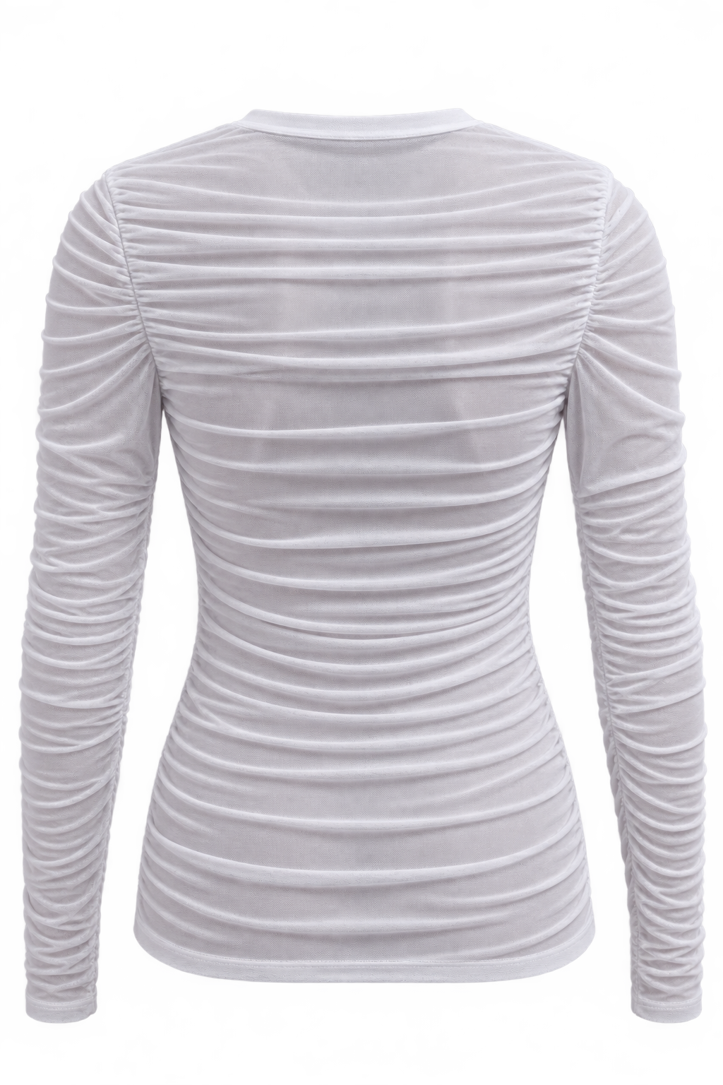 FOLDS Long Sleeve Weiß Transparent (Women)