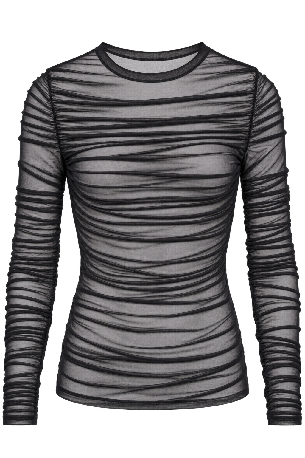 FOLDS Long Sleeve Schwarz Transparent (Men)