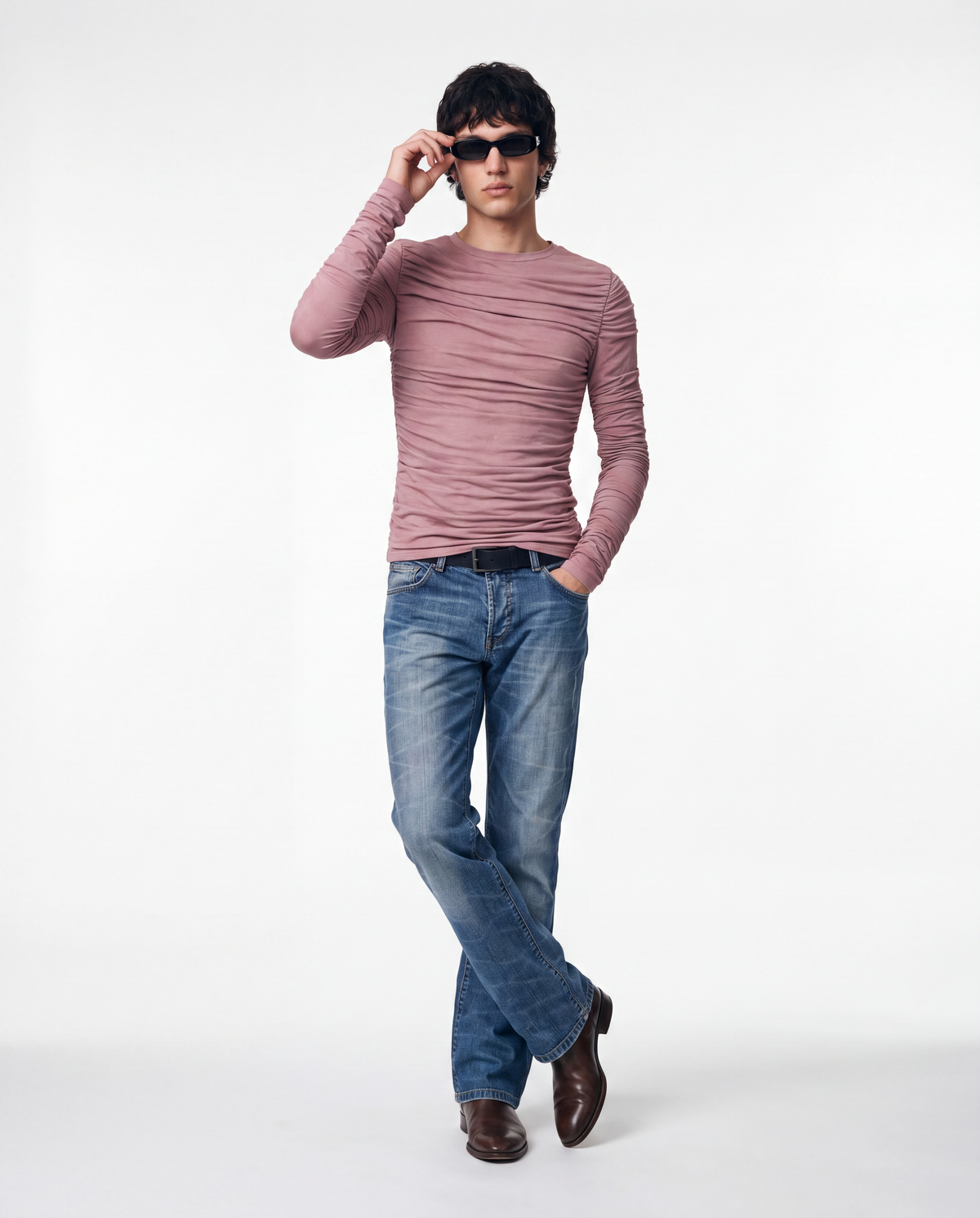 FOLDS Long Sleeve Dusty Rose (Men)