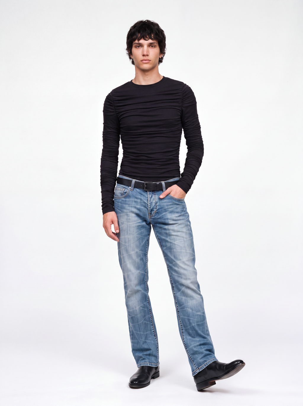 FOLDS Long Sleeve Schwarz (Men)