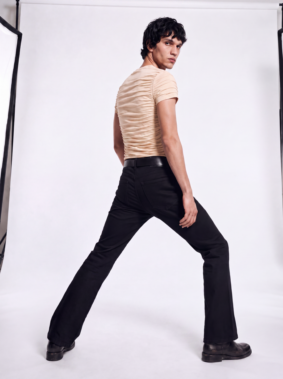 FOLDS T-Shirt Creme (Men)
