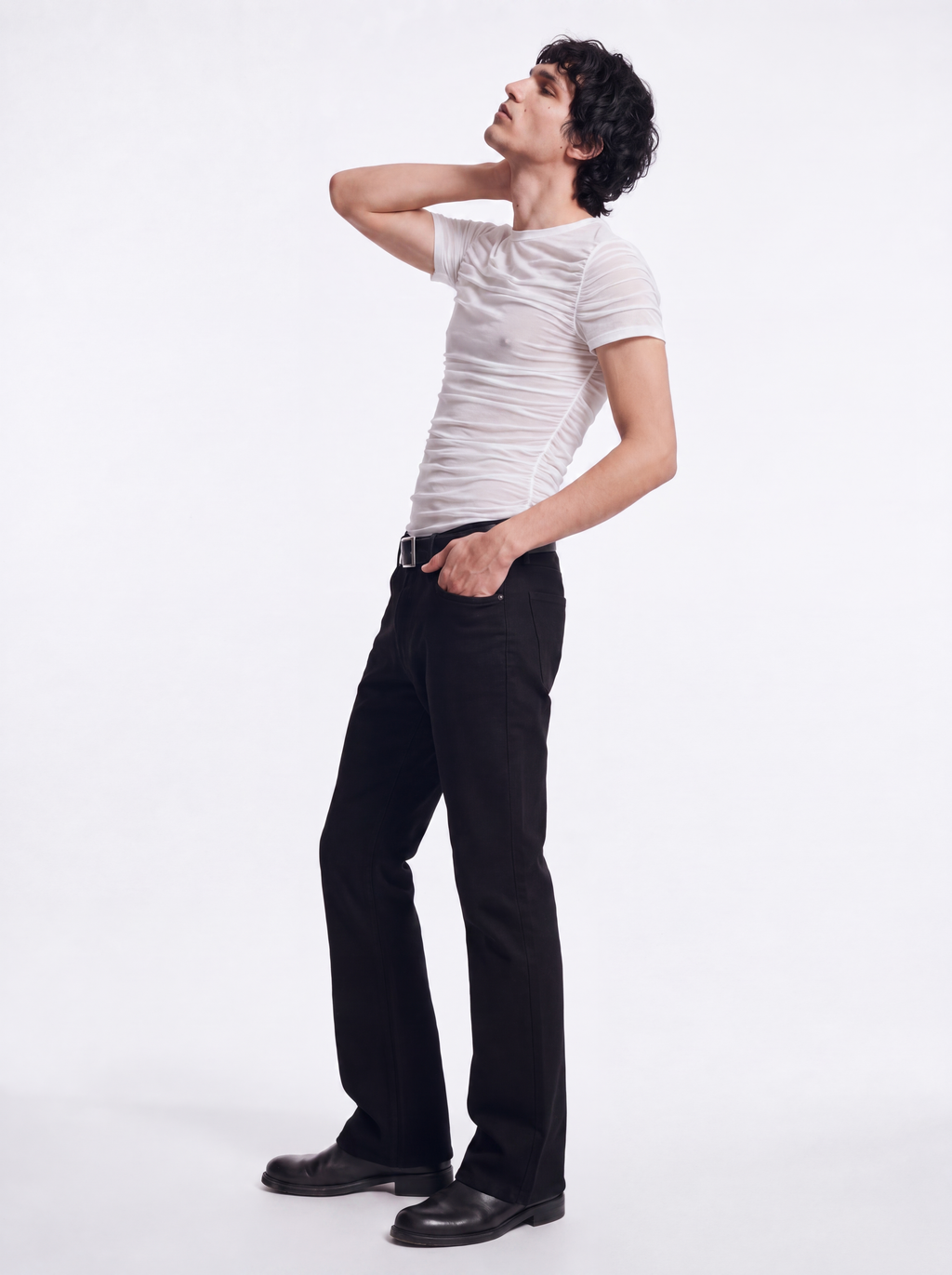 FOLDS T-Shirt Weiß Transparent (Men)