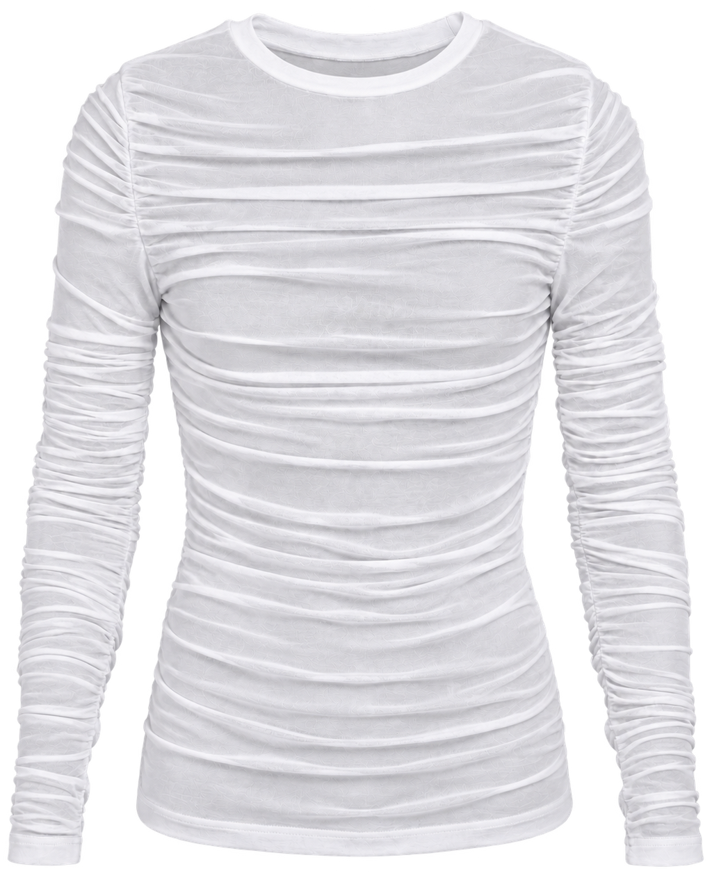 FOLDS Long Sleeve Weiß Transparent (Men)