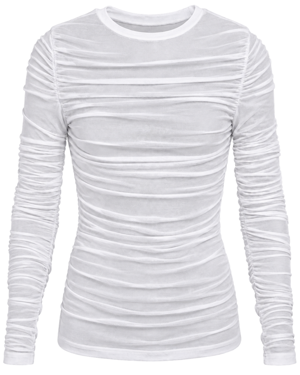FOLDS Long Sleeve Weiß Transparent (Men)