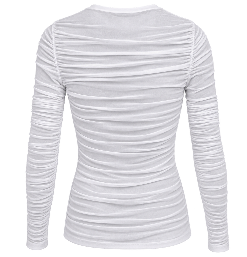 FOLDS Long Sleeve Weiß Transparent (Men)